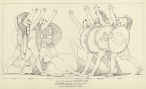 テーベに対する7人の首長 作： John Flaxman